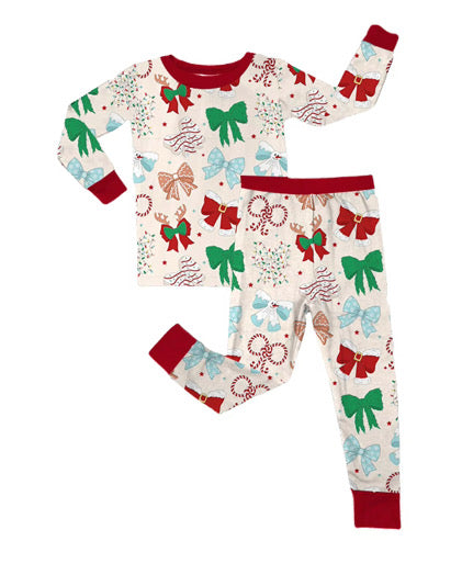 Christmas Bows 2-piece set
